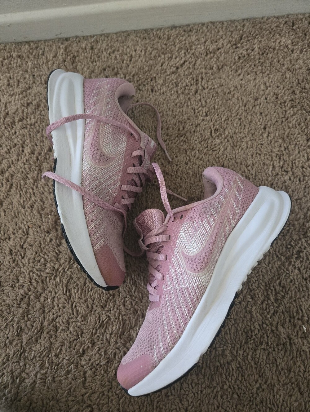 Nike Women’s Pink Mesh Trainer Sneakers